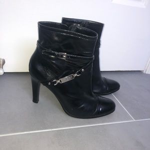 Ralph Lauren black leather booties SIZE 7